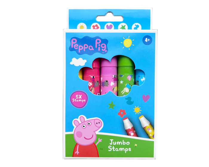 Jumbo Stempels Peppa Pig (5st) afbeelding