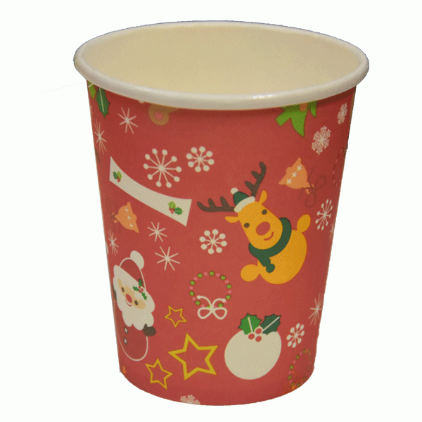 Kartonnen Kerst Bekertjes - 10 stuks afbeelding