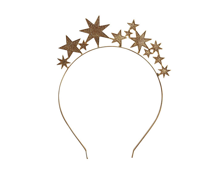 Metalen Diadeem Gouden Sterren Ginger Ray afbeelding