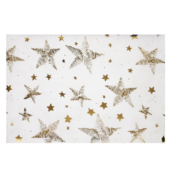 Tafelkleed Gold Stars - 150x220 cm - 1 stuk afbeelding