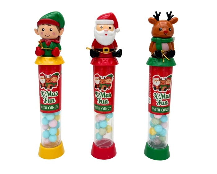 Christmas Tubes Jellies - Kerstman, Elf&Rendier - 3 stuks afbeelding