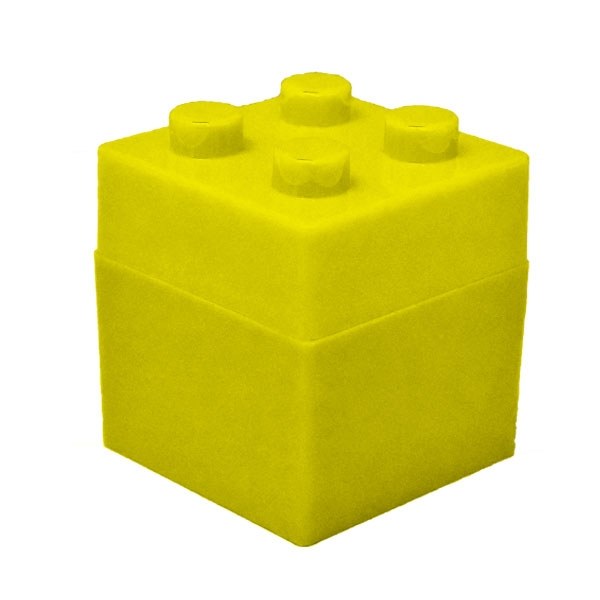 Legoblok Doosjes Geel (6st)