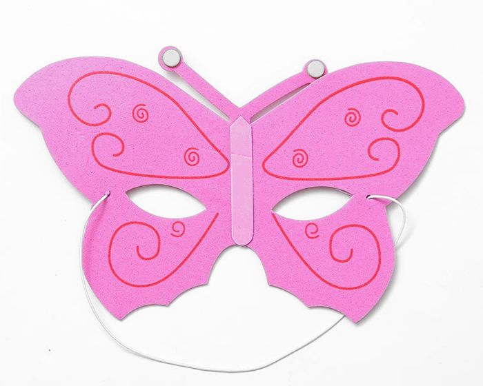 Kinder Foam Masker Vlinder afbeelding