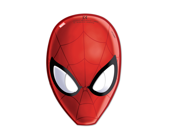 Papieren Maskers Spider-Man (6st) afbeelding