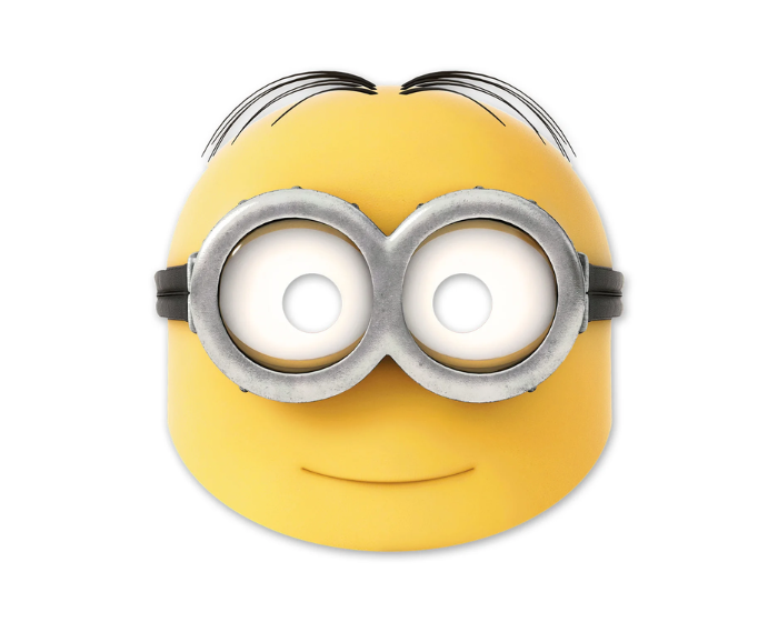 Papieren Maskers Minions - 6 stuks afbeelding