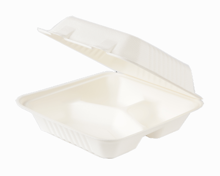 Menubox 3-vaks Suikerriet (20st) afbeelding