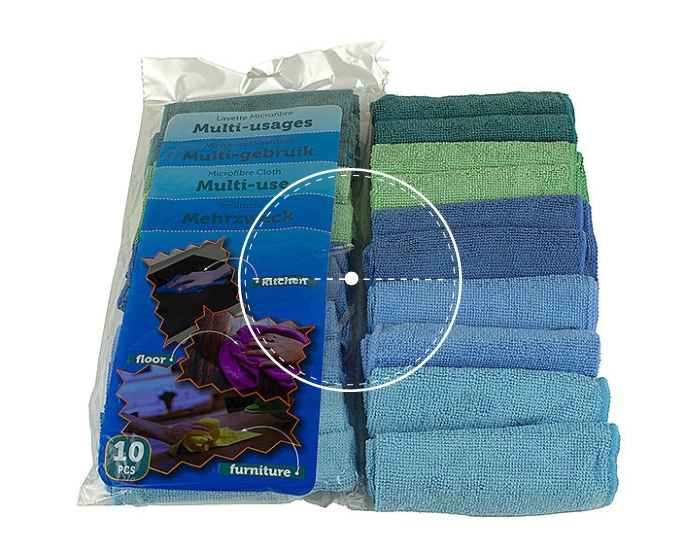 Microdoekjes Cleany 30x30cm (10st) afbeelding