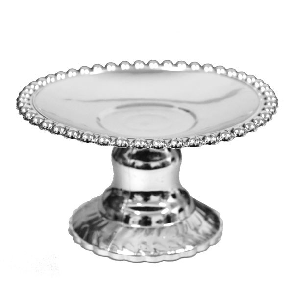 Mini Plateau Metallic Zilver (6st) afbeelding