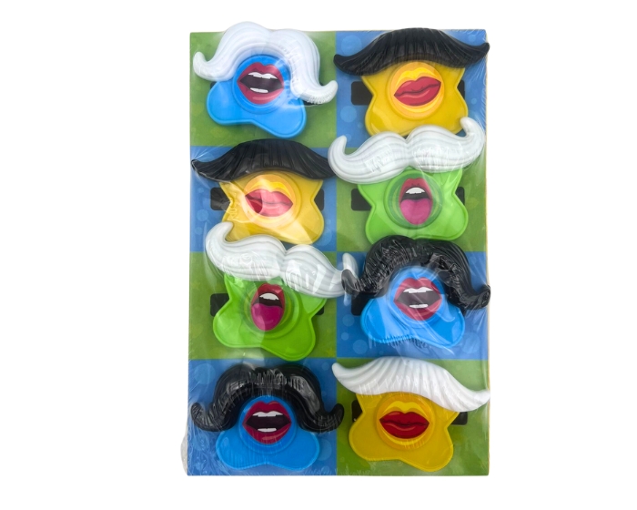 Mustache Kiss Lollipop 15gr (8st) afbeelding