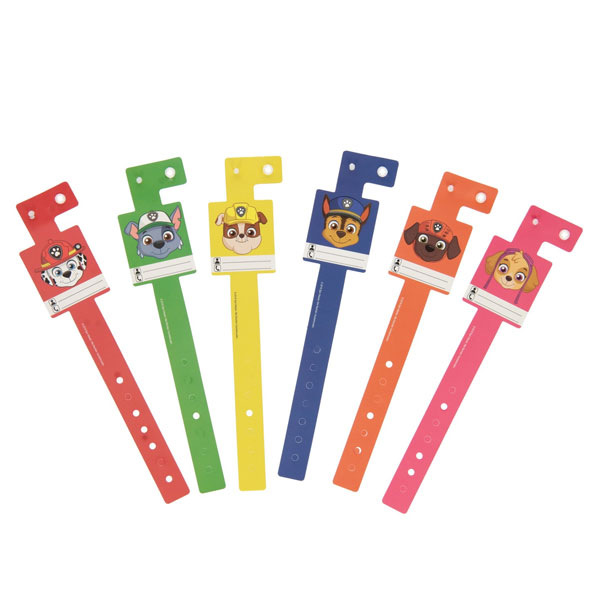 Naambandjes Paw Patrol (6st) afbeelding