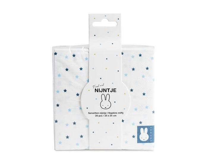 Servetten Nijntje Blauw - 20 stuks afbeelding
