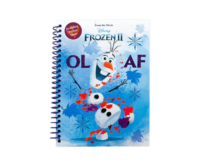 Notitieboek + Stickers Olaf Frozen 2 afbeelding