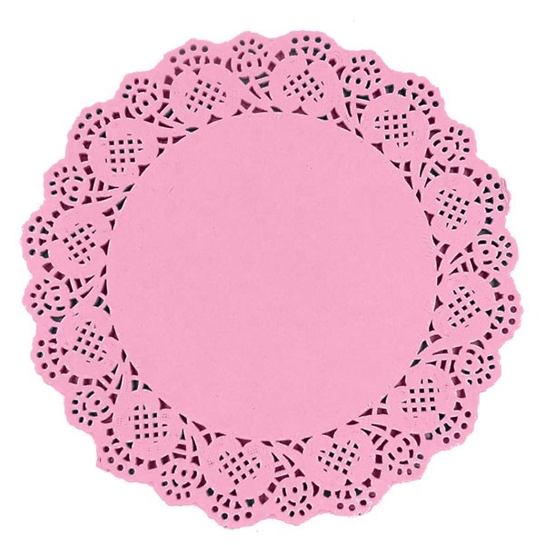 Onderlegger Rond Rozeø31cm (10st) afbeelding
