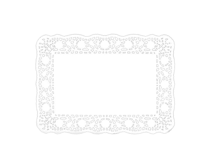 Onderlegger 25x35cm Wit (10st) afbeelding