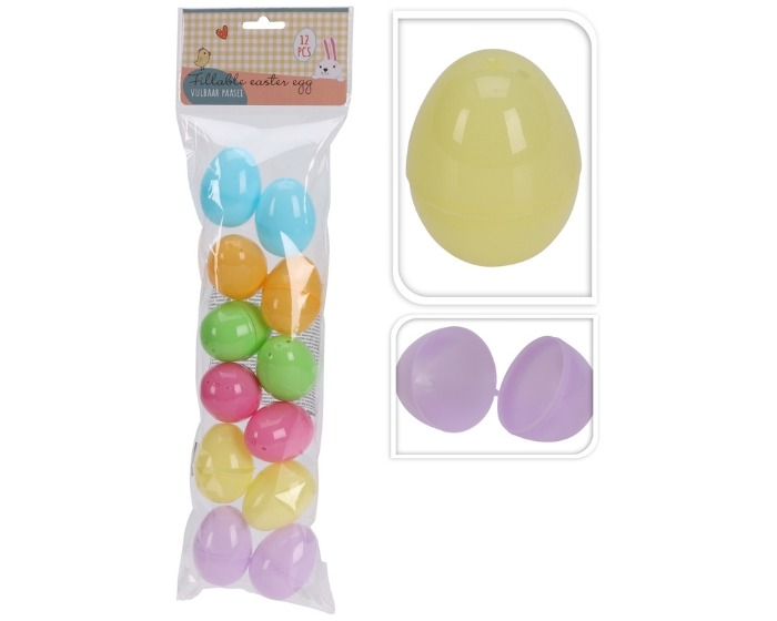 Paaseieren Pastel - 12 stuks afbeelding