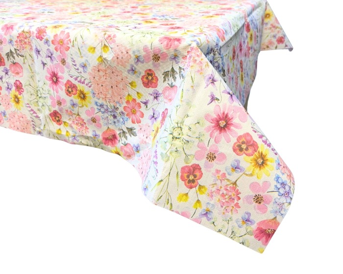 Papieren Tafelkleed Bloemen - 120x180cm afbeelding