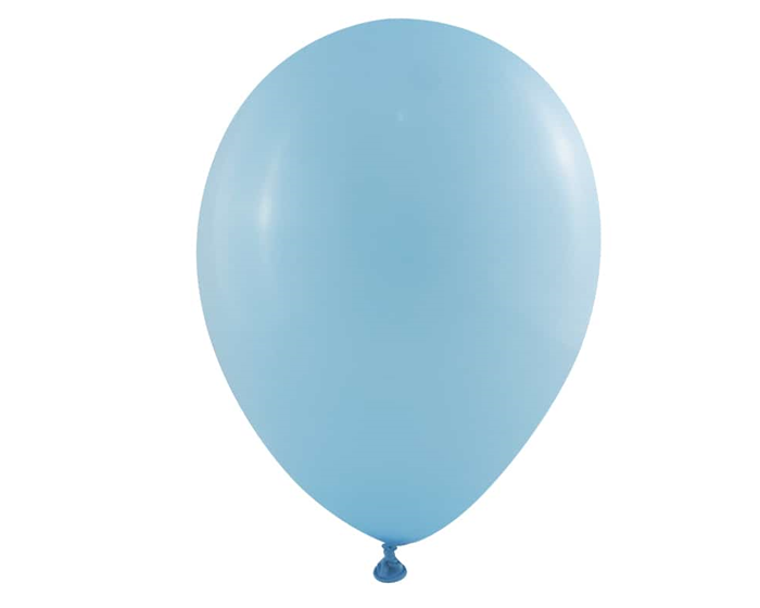 Ballonnen Pastel Baby Blauw - 10 stuks afbeelding