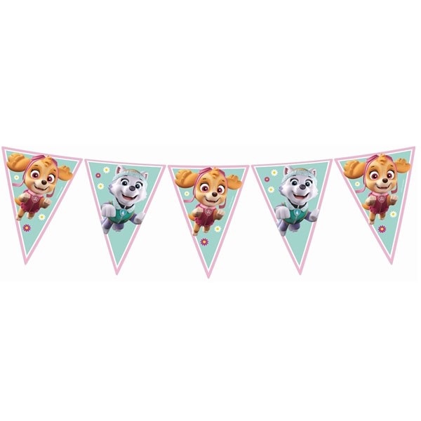 * Vlaggenlijn Paw Patrol Skye&Everest (2,3m) afbeelding