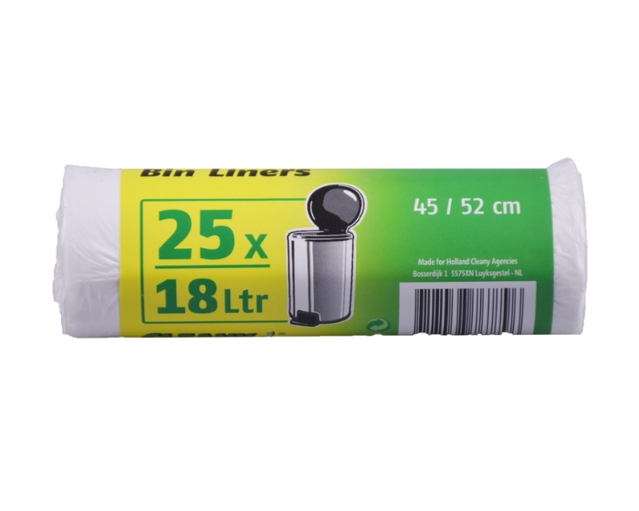 Pedaalemmerzakken Cleany - 18L - 25 stuks afbeelding