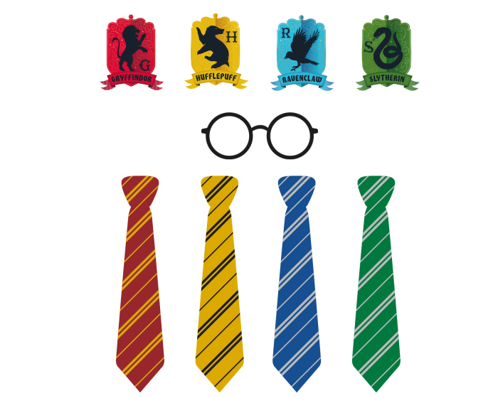 Photobooth Props Harry Potter (24st) afbeelding