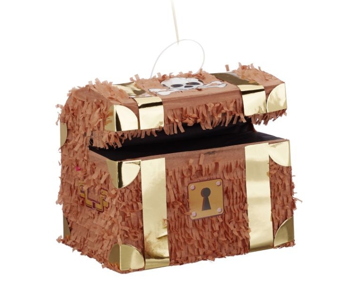 Piñata Schatkist (30x23x26cm) afbeelding
