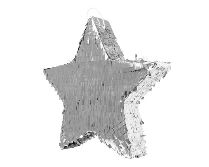 Pinata Ster Zilver (45cm) afbeelding
