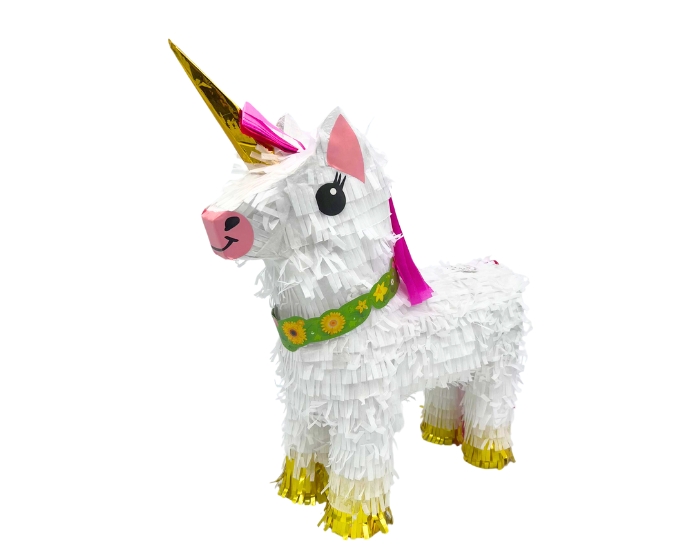 Piñata Witte Eenhoorn - 46cm afbeelding