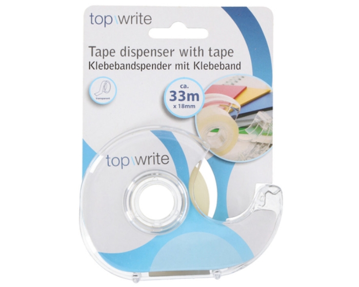 Plakbandhouder met plakband Topwrite afbeelding