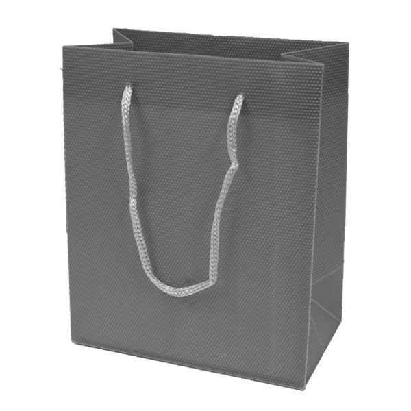 Plastic Cadeautas S Grijs afbeelding
