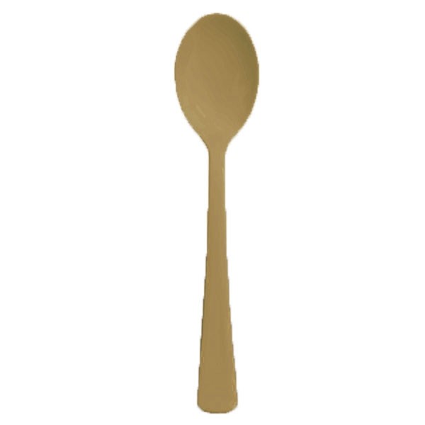 Plastic Lepels Goud (20st) afbeelding