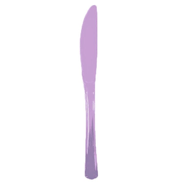 Plastic Messen Paars (20st) afbeelding
