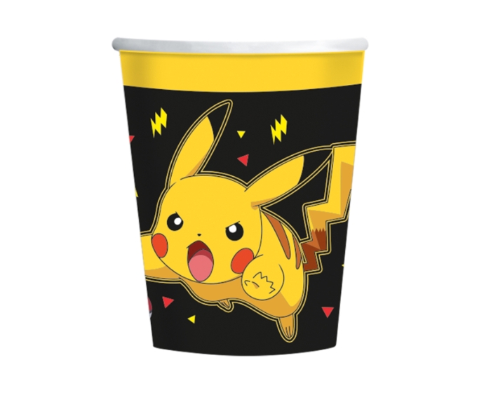 Bekers - Pokemon Pikachu - 237ml - 8 stuks afbeelding