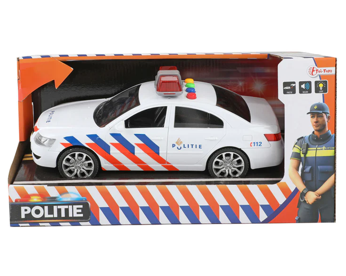 Politieauto met licht&geluid 28cm afbeelding