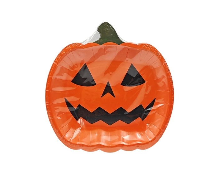 Borden Pompoen Halloween - 18cm - 6 stuks afbeelding
