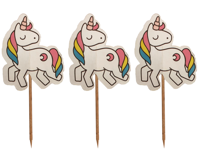 Prikkers Unicorn (12st) afbeelding