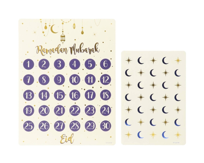 Aftelkalender Ramadan Mubarak - Eid Mubarak afbeelding