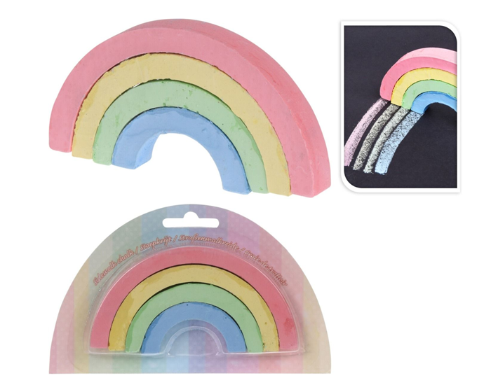 Regenboog Stoepkrijt afbeelding
