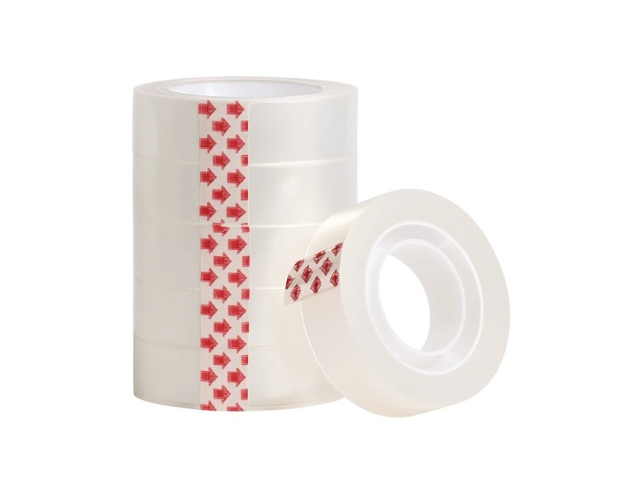 Rol Plakband - 18mmx33m - 6 stuks afbeelding