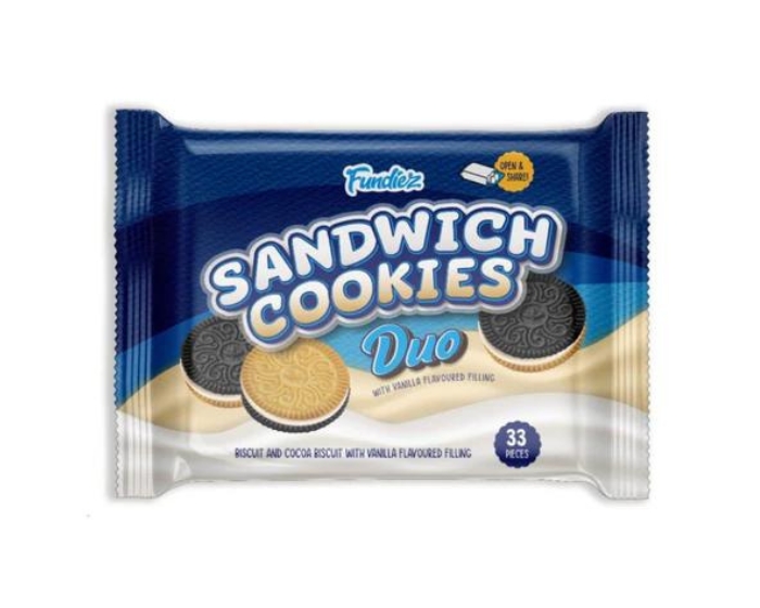 Sandwich Cookies Duo Fundiez 250gr (33st) afbeelding