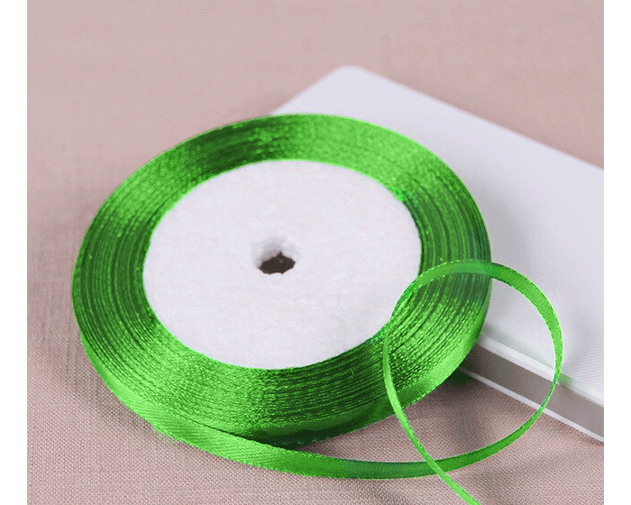 Satijnlint 6mm Groen afbeelding