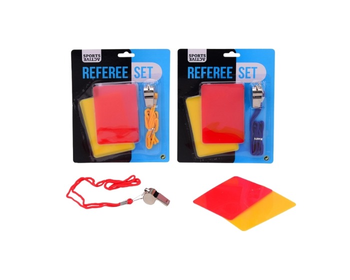 Scheidsrechter Speelset met fluit afbeelding