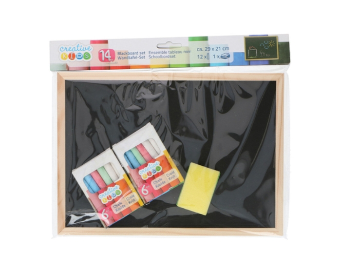 Schoolbordset 29x21cm - 14 delig afbeelding