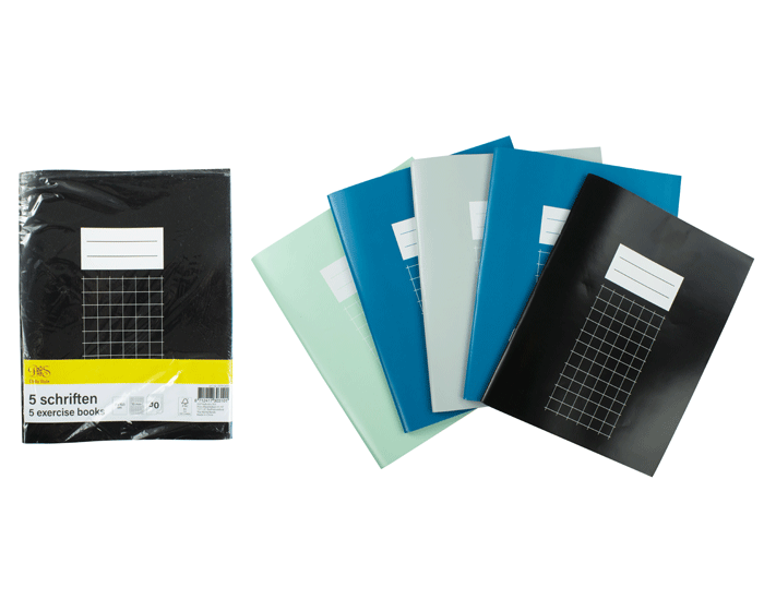 Schriften A5 Geruit (5st) afbeelding