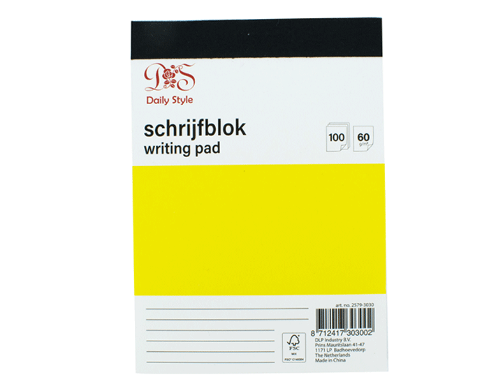 Schrijfblok Gelinieerd A6 afbeelding