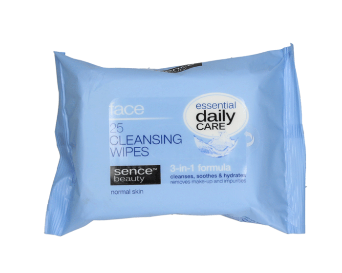 Sencebeauty Reinigingsdoekjes Normale Huid (25st) afbeelding