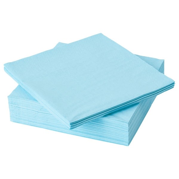 Servetten Blauw (100st) afbeelding