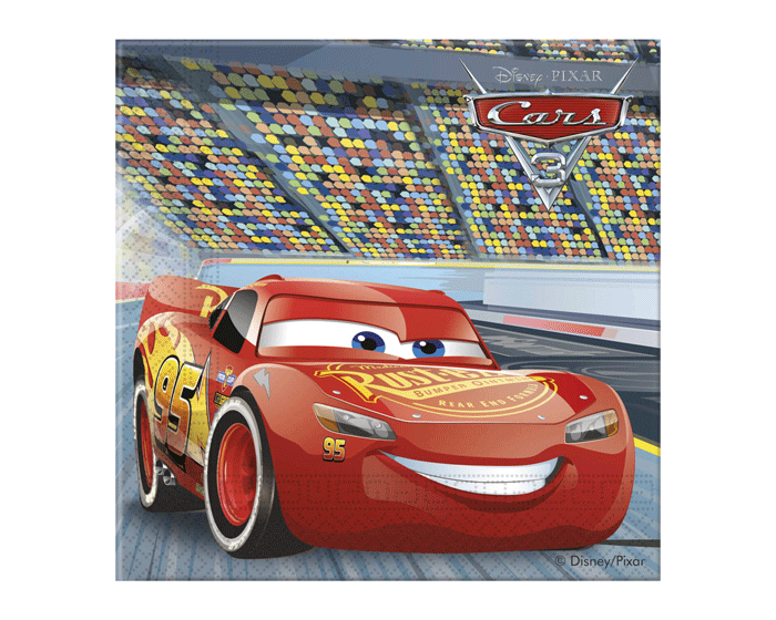 Servetten Cars - 33x33cm - 20 stuks afbeelding