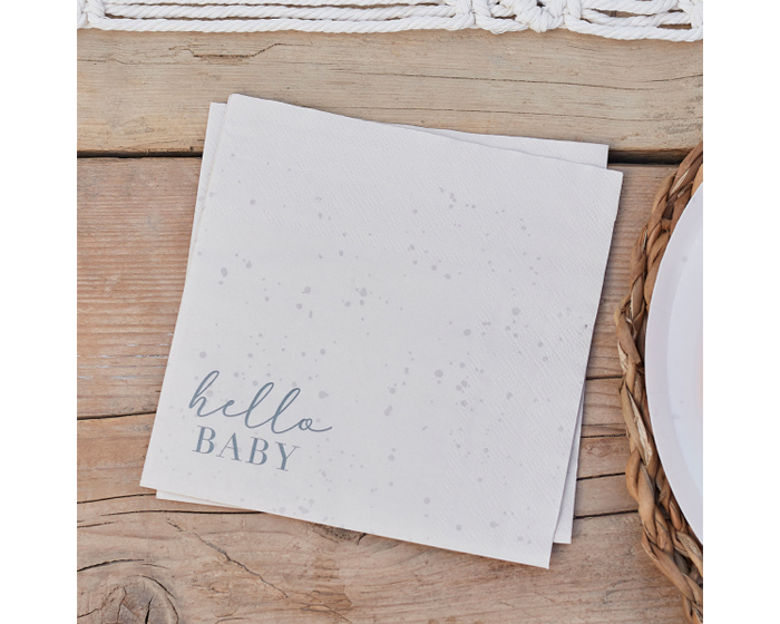 Servetten Hello Baby Ginger Ray (16st) afbeelding