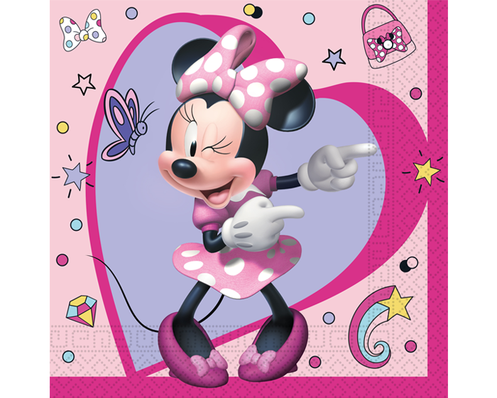 Servetten Minnie Mouse (20st) afbeelding