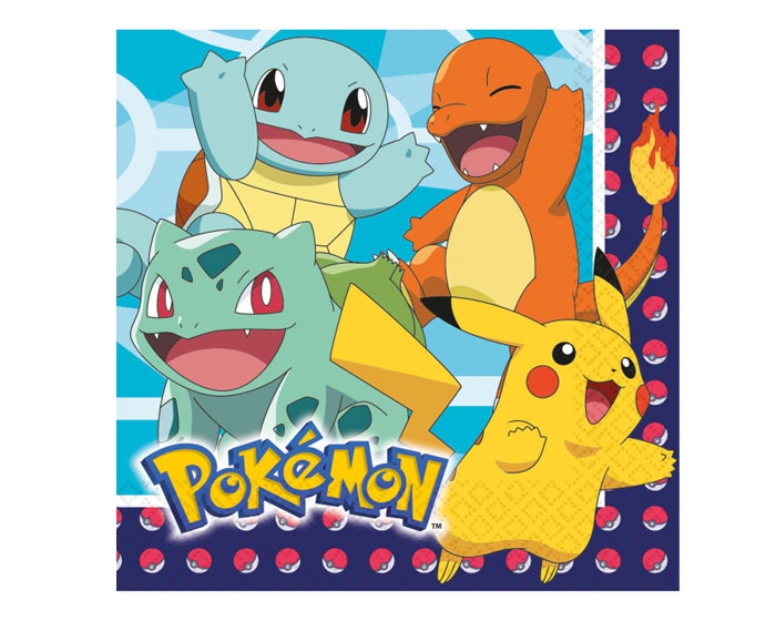 Servetten Pokemon (16st) afbeelding